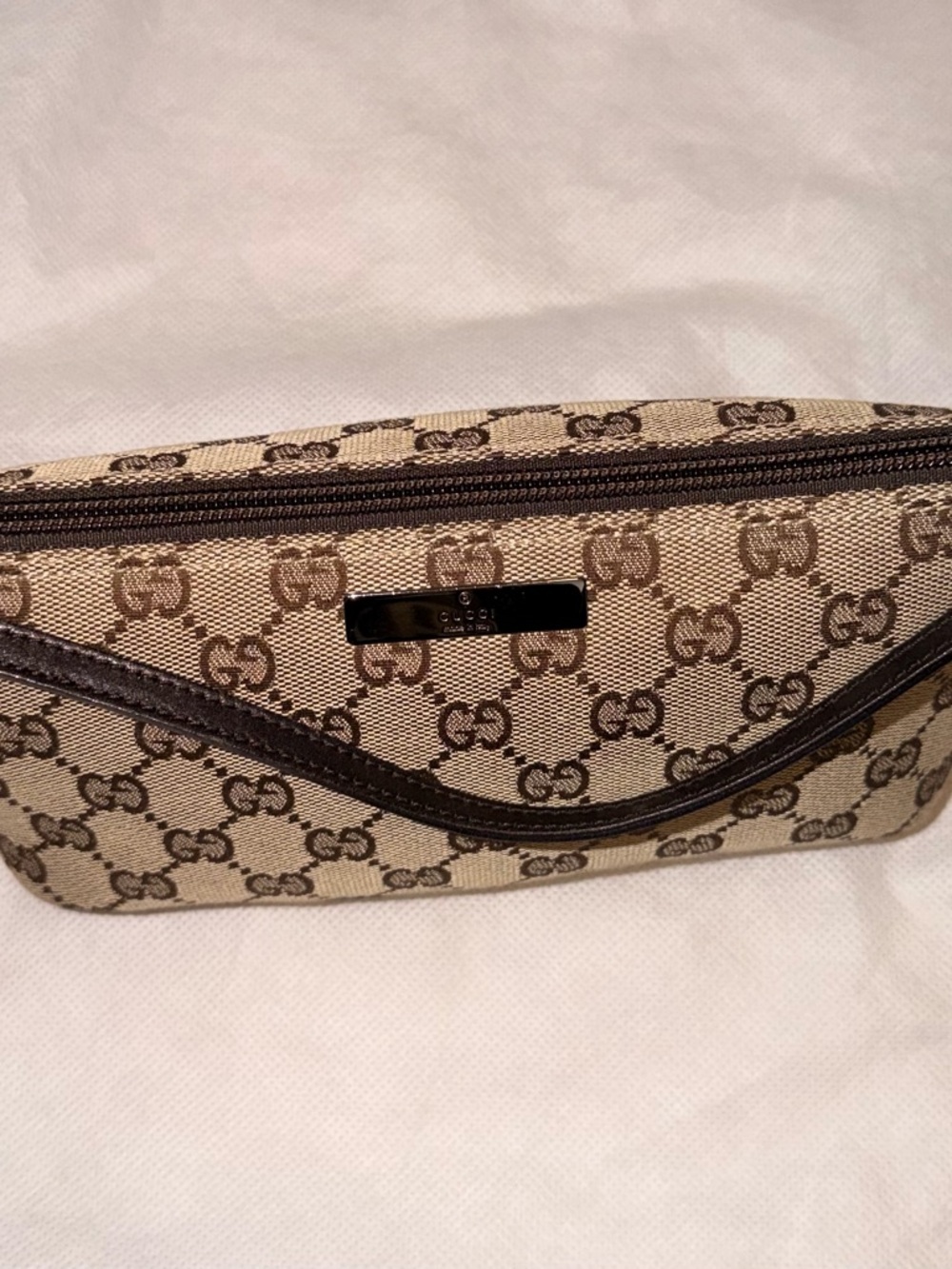 Gucci Beige and Brown GG Canvas Mini